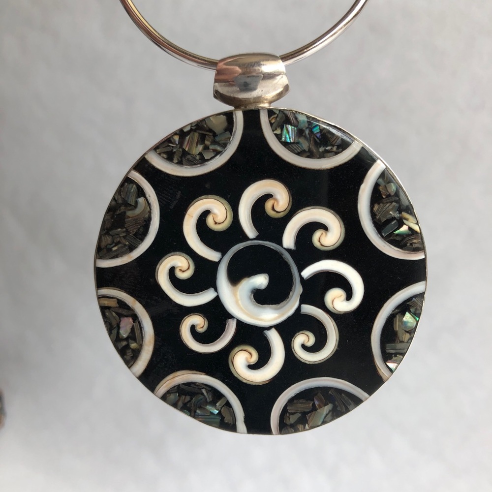 925 Silver Round pendant